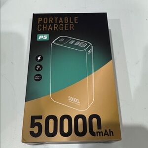 NWT Portable Charger 50000mAh